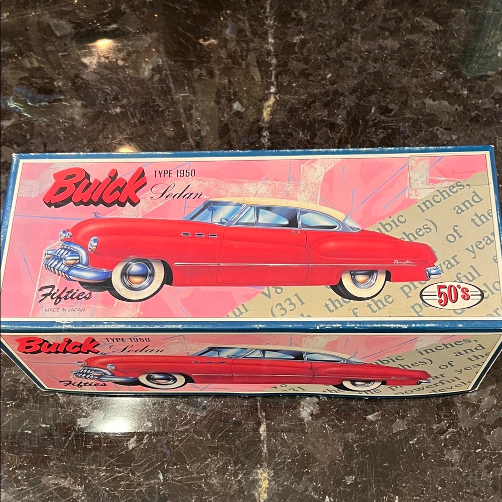 Buick 1950s Red Model Car Box